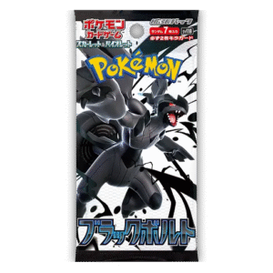 japanese pokemon black bolt booster packs